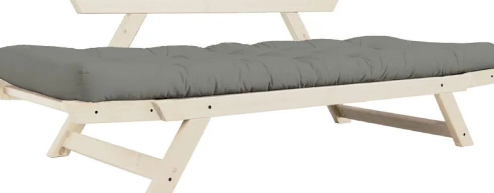 Canapé 2 places convertible gris Bebop - Karup Design