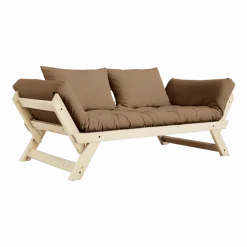 Canapé 2 places convertible marron Bebop - Karup Design