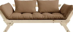 Canapé 2 places convertible marron Bebop - Karup Design