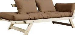 Canapé 2 places convertible marron Bebop - Karup Design