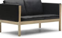 Canapé 2 places en chêne huilé et assise en cuir thor 301 137cm CH162 - Carl Hansen & Søn