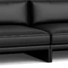 Canapé 3 places en cuir ultra 41599 noir Softy - Normann Copenhagen