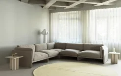 Canapé 3 places en cuir ultra 41599 noir Softy - Normann Copenhagen