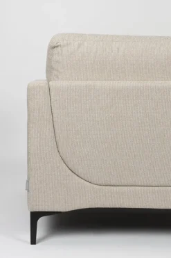 Canapé 3 places en polyester beige 256cm Balcony - Zuiver