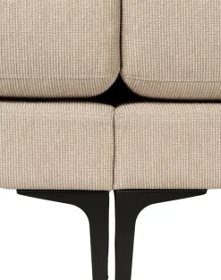 Canapé 3 places en polyester beige 256cm Balcony - Zuiver