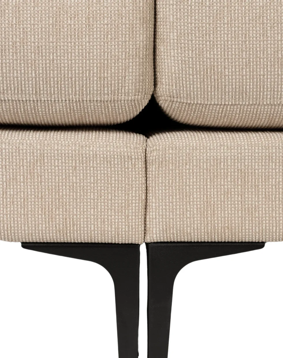 Canapé 3 places en polyester beige 256cm Balcony - Zuiver