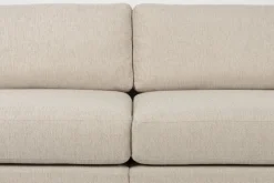 Canapé 3 places en polyester beige 256cm Balcony - Zuiver