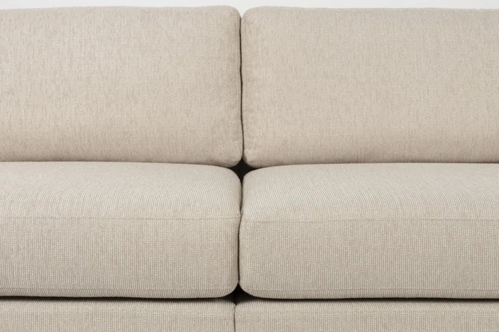 Canapé 3 places en polyester beige 256cm Balcony - Zuiver