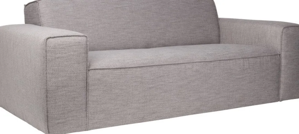 Canapé 2,5 places en polyester gris 200cm Bor - Zuiver