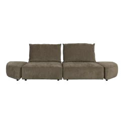 Canapé 3 places en polyester moss 318cm Hunter - Zuiver
