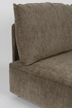 Canapé 3 places en polyester moss 318cm Hunter - Zuiver