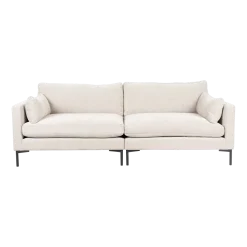 Canapé 3 places en tissu beige 101x230x82cm Summer Sofa - Zuiver