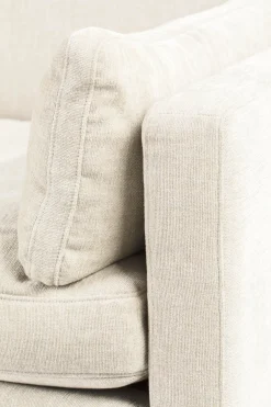 Canapé 4,5 places en tissu beige 101x230x82cm Summer Sofa - Zuiver