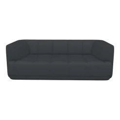 Canapé 2 places en tissu gris metaphor 007 Quilton - Hay