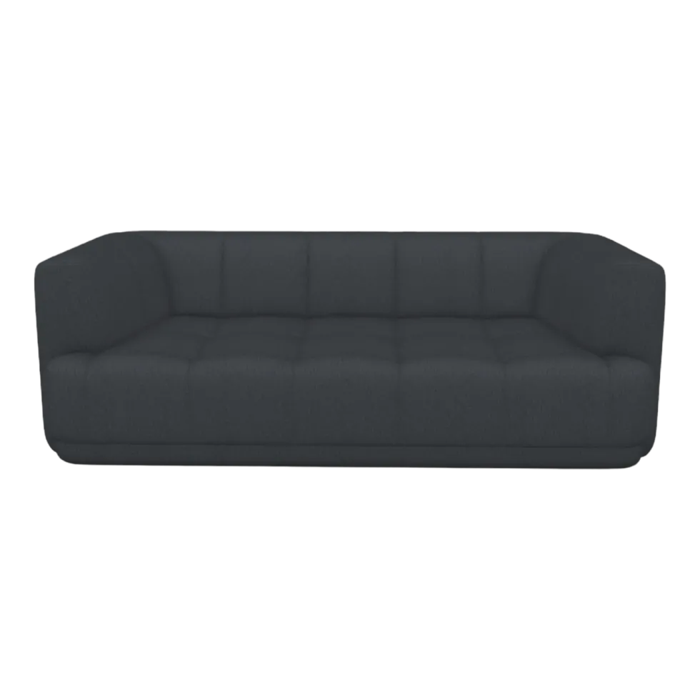 Canapé 2 places en tissu gris metaphor 007 Quilton - Hay