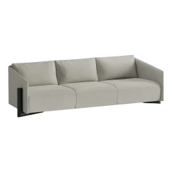 Canapé 4 places en tissu gris Timber - Kann Design