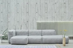 Canapé 2,5 places en tissu Roden 04 Mags Soft combinaison 3 right - Hay