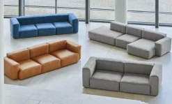 Canapé 2,5 places en tissu Roden 04 Mags Soft combinaison 3 right - Hay