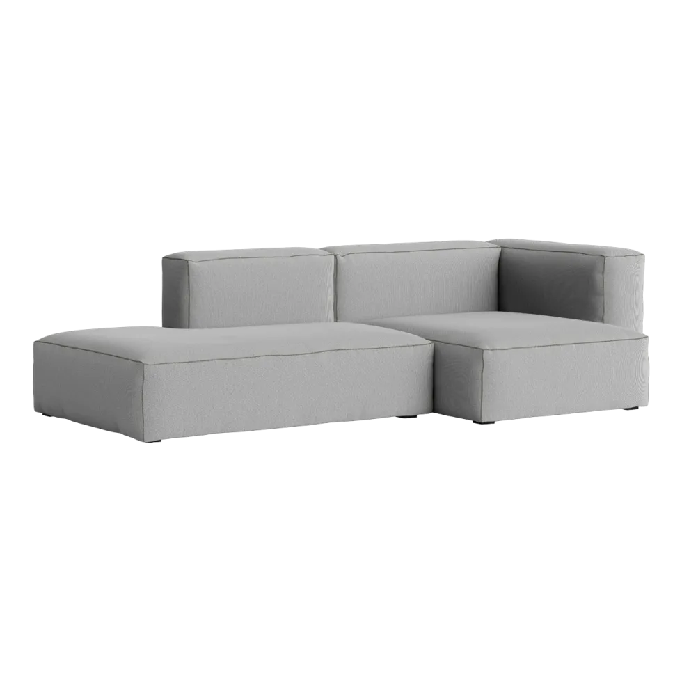 Canapé 2,5 places en tissu Steelcut Trio 124 Mags Soft combinaison 3 right - Hay