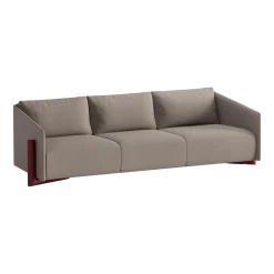 Canapé 4 places en tissu taupe Timber - Kann Design