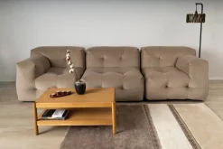 Canapé 3 places en tissu textum avelina beige 315cm Not-A-Sofa - EMKO