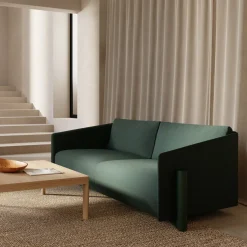 Canapé 3 places en tissu vert Timber - Kann Design