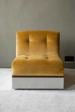 Canapé 3 places en velours honey 195 cm Stanley - RED Edition