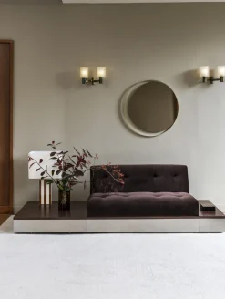 Canapé 3 places en velours honey 195 cm Stanley - RED Edition