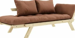 Canapé 2 places marron argile Bepop - Karup Design