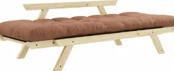 Canapé 2 places marron argile Bepop - Karup Design