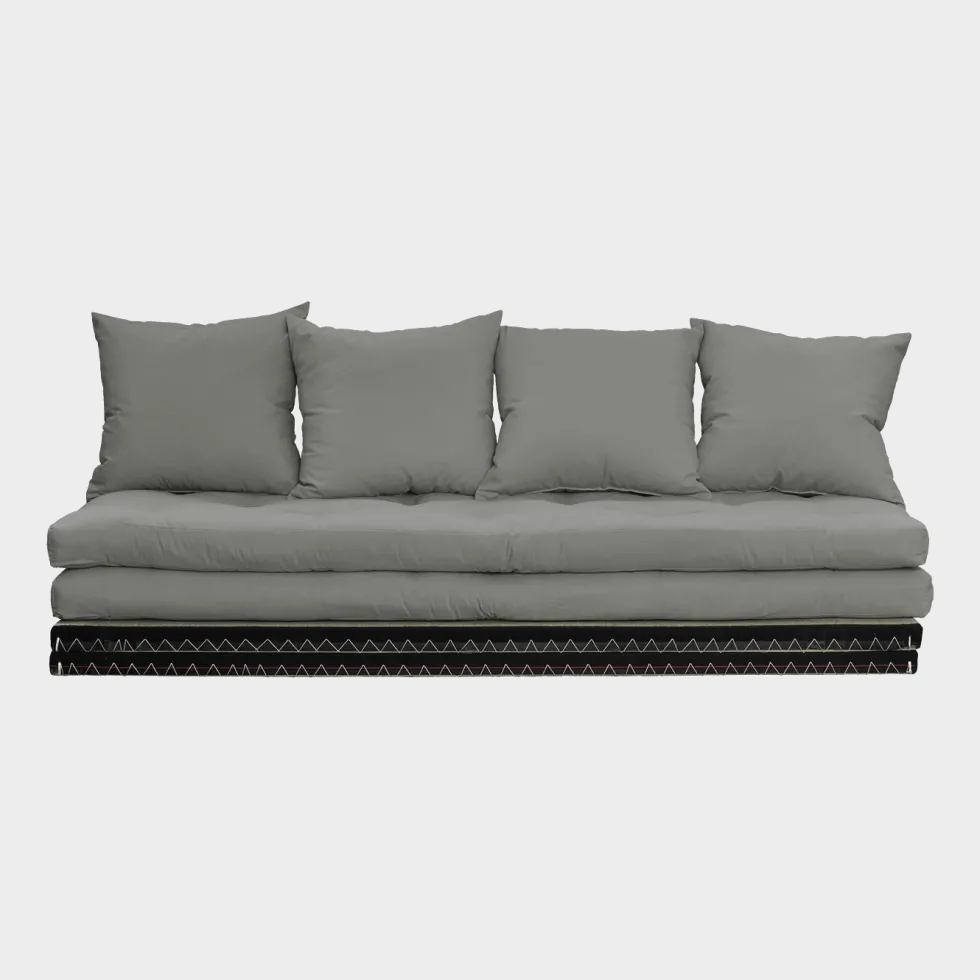 Canapé 2 places modulable gris Chico - Karup Design