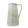 Carafe en grès beige avec motif moucheté 13x24cm Fleur - Bloomingville