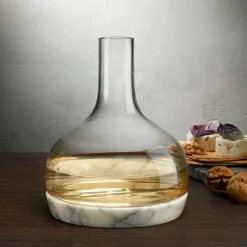 Carafe en verre avec base en marbre Chill - Nude Glass