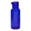 Carafe en verre bleu 8,5x24,5cm Vico - Pomax