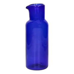 Carafe en verre bleu 8,5x24,5cm Vico - Pomax