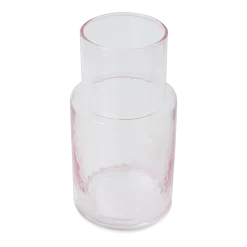 Carafe en verre blush 18cm Tube - HKLIVING