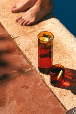 Carafe en verre orange Sunlit Amber - HKLIVING