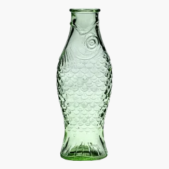 Carafe en verre transparent vert 85cL Fish&Fish - Serax