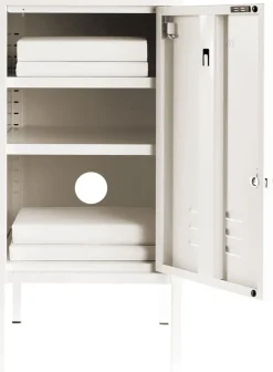 Casier en acier blanc craie 35x46x72cm The Shorty - Mustard Made