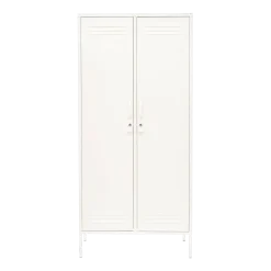 Casier en acier blanc craie 85x50x183cm The Twinny - Mustard Made