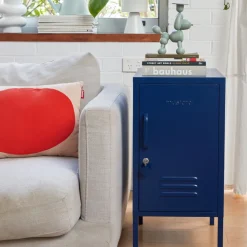 Casier en acier bleu marine 35x46x72cm The Shorty - Mustard Made