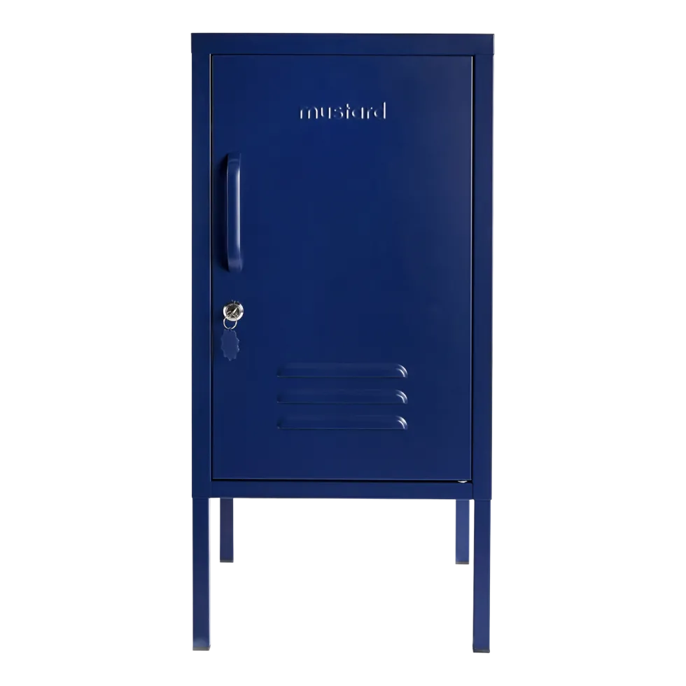 Casier en acier bleu marine 35x46x72cm The Shorty - Mustard Made