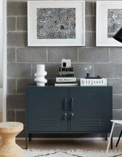Casier en acier gris ardoise 40x100x72cm The Lowdown - Mustard Made