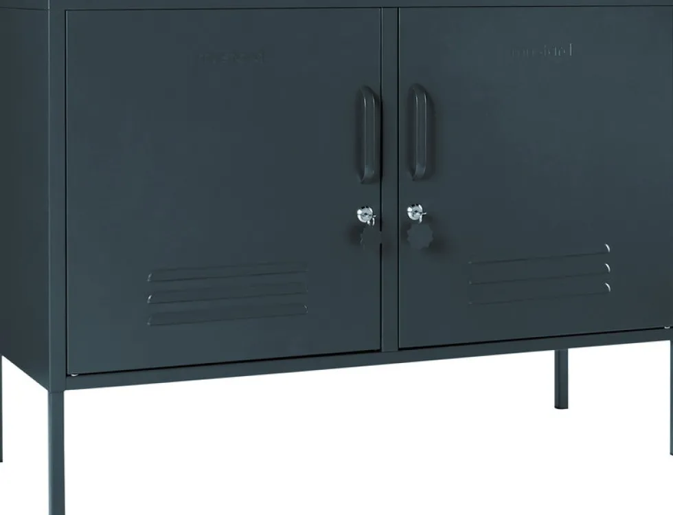 Casier en acier gris ardoise 40x100x72cm The Lowdown - Mustard Made