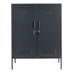 Casier en acier gris ardoise 85x40x111cm The Midi - Mustard Made