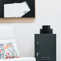 Casier en acier gris ardoise 35x46x72cm The Shorty - Mustard Made