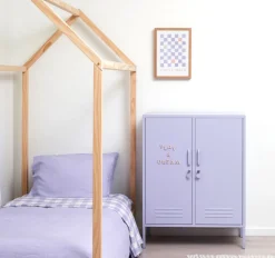 Casier en acier lilas 85x40x111cm The Midi - Mustard Made