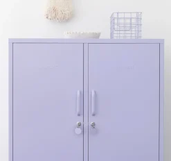 Casier en acier lilas 85x40x111cm The Midi - Mustard Made