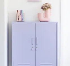 Casier en acier lilas 85x40x111cm The Midi - Mustard Made