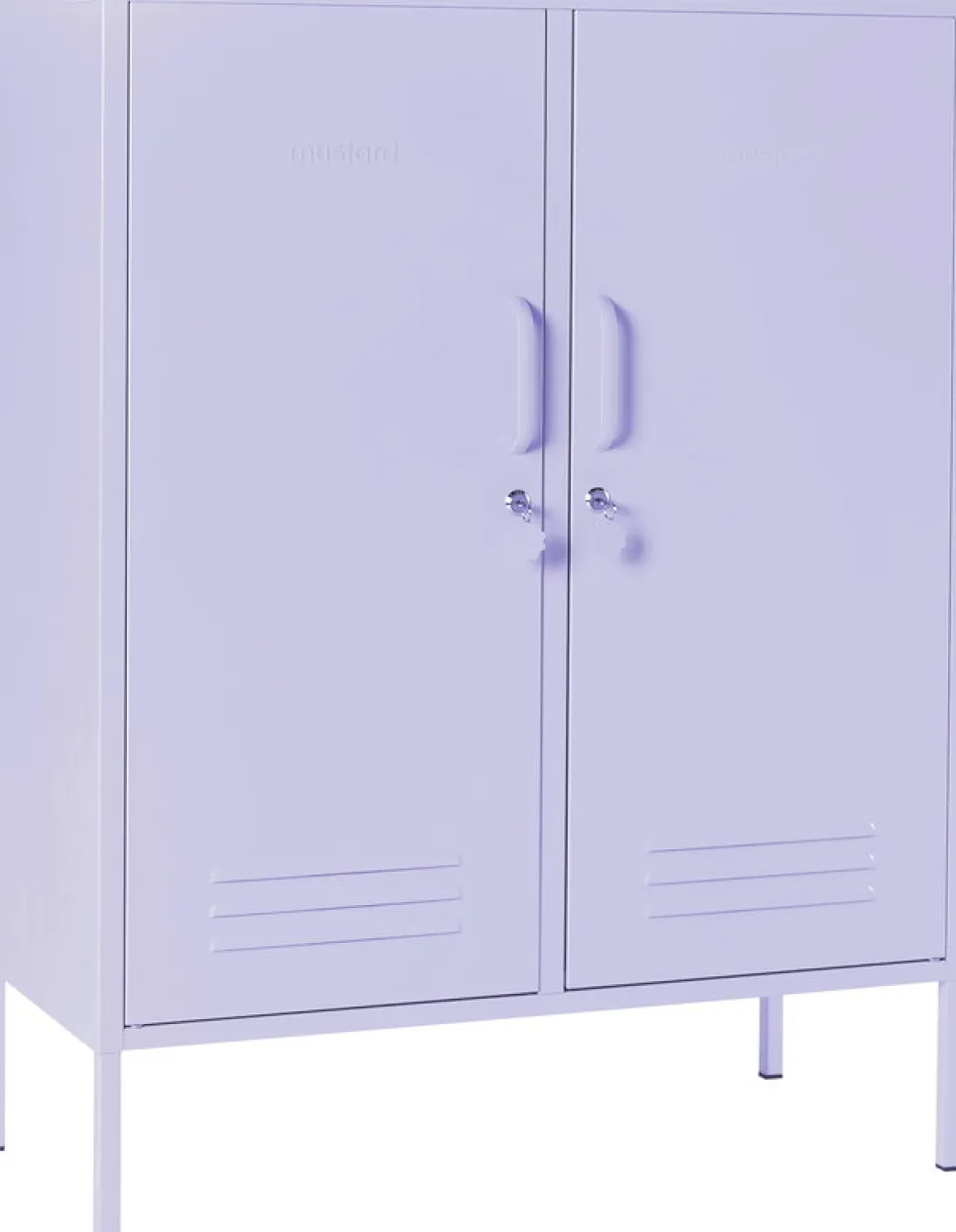 Casier en acier lilas 85x40x111cm The Midi - Mustard Made